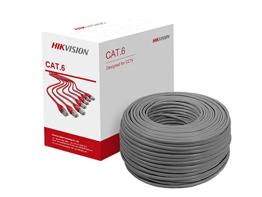 کابل Grey cat 6 مدل DS-1LN6U-GH هایک ویژن مغزی 0.55